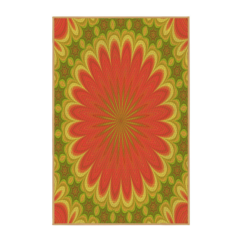 Performance Wool Abstract Indoor Rug, Rectangle 6' x 9'