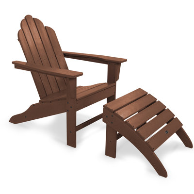 Ensemble 2 pièces POLYWOOD Long Island Adirondack