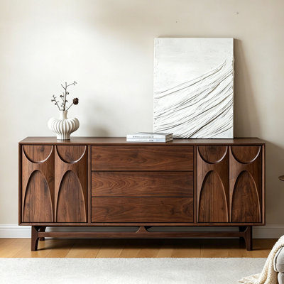 Buffet de rangement simple et rétro grande capacité