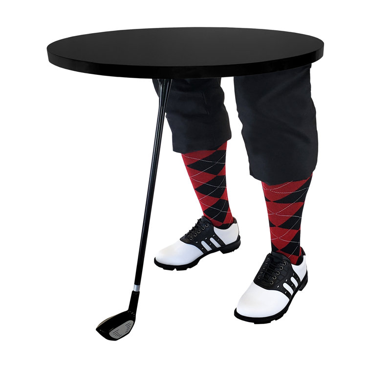 Table de bout abstraite, Noir