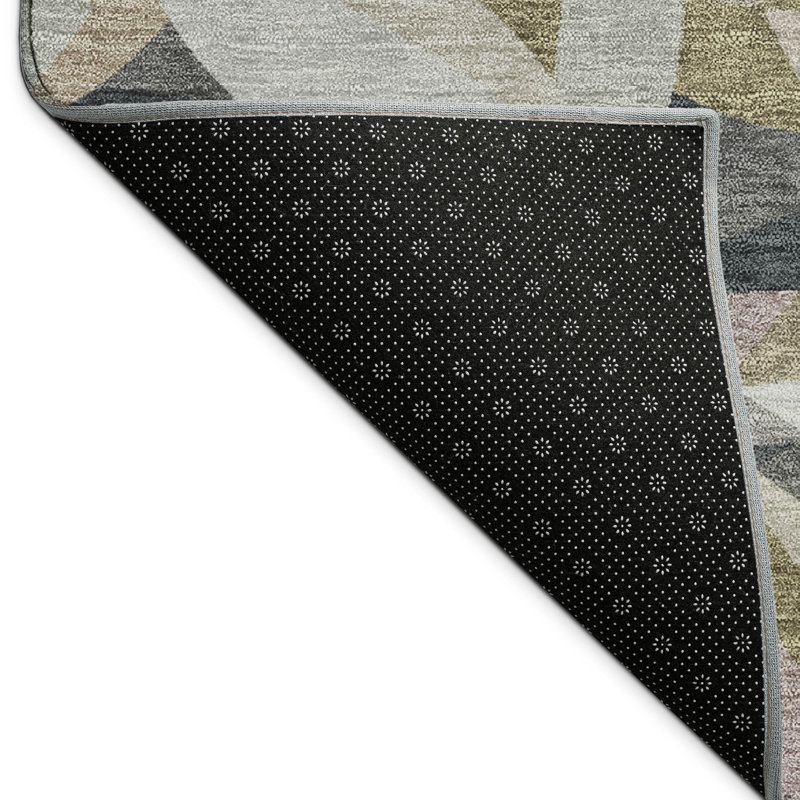 Machine Washable Indoor/Outdoor Jourdan ACN2383 Floral Rug, Runner 2'3" x 7'6"