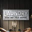 Laundry Sign Wash- Gallery Wrapped Canvas -Ready to Hang-107467308