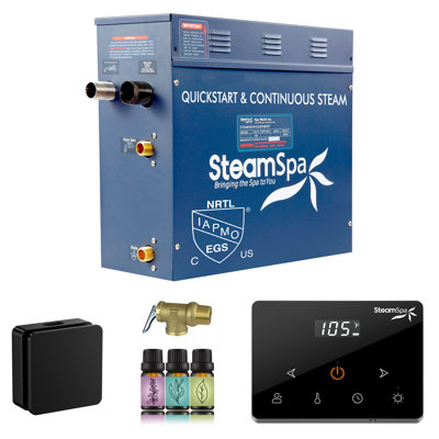 Oasis Series 6KW Steam Bath Generator With Continuous Steam Plus Easy Touch Pad