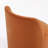 Upholstered Modern Orange Velvet Side Dining Chair (Set of 2)-42533477