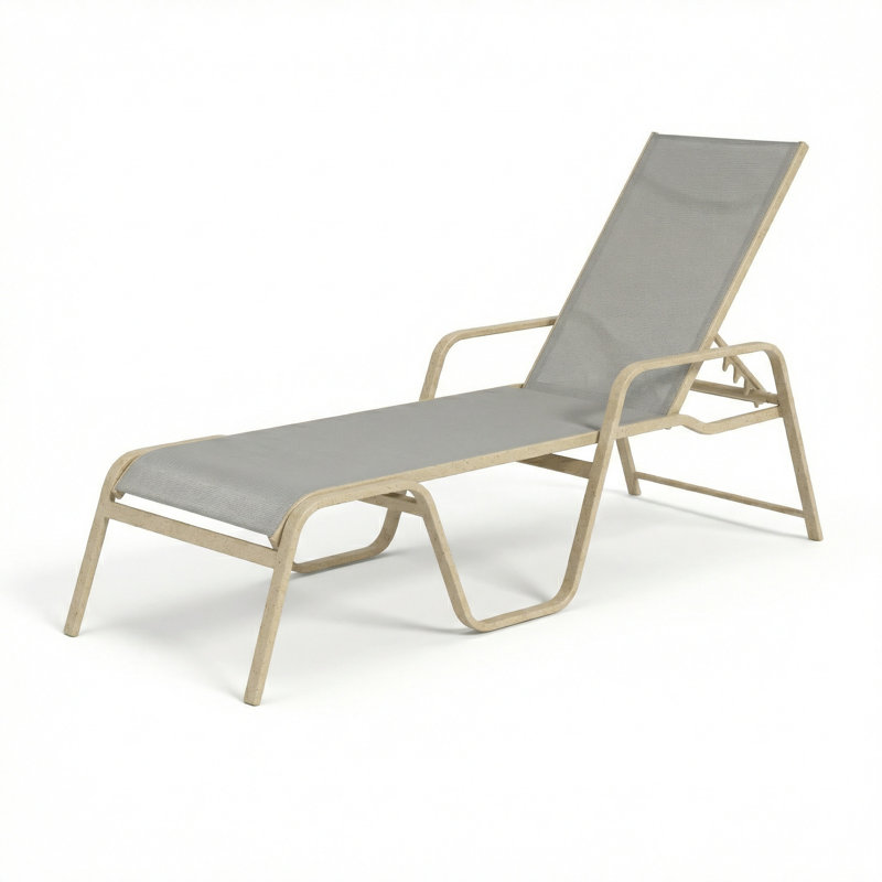 Chaise, Dove Gray Sling/Sandea
