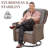 Habbe Outdoor Wicker Swivel Glider Chairs With Cushions-716316608