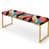 Blue And Orange Retro Geometrics Twists Illusions