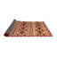 Tapis abstrait rose / blanc-1334448299