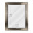 Gueye Brushed Nickel Framed Transitional Wall Mirror - 28x34"