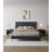 Duane 20" W Mid-Century Modern Nightstand with Full Extension Drawer and Shelf in Navy Blue-91028843