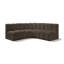 Hirah Upholstered Curved Sectional Reversible-89266561