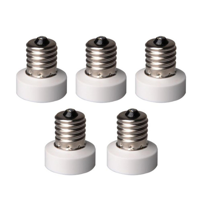 Intermediate to Candelabra Light Bulb Socket Adapter