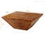 Table basse 35,43 "en forme d'échelle de style rétro, pour le bureau, la salle à manger et le salon, brun