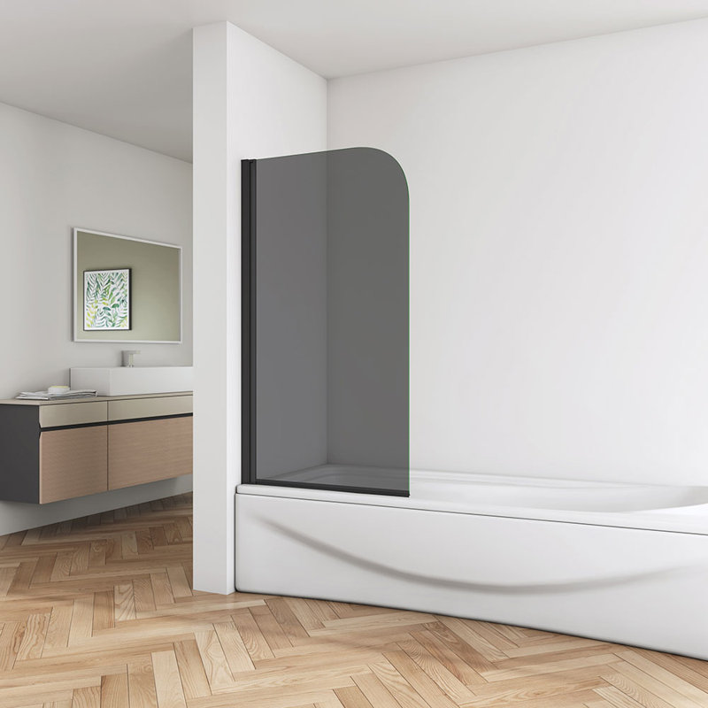 Nineta 800mm W x 1400mm H Tub Door with Glass