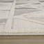 Tapis d'intérieur à motif géométrique gris crème.-1014529537