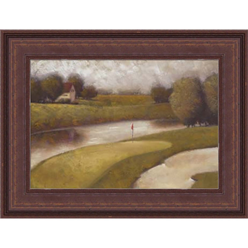 «Sand Trap I» par Vinvent George, reproduction d'art sur toile encadrée