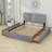 Upholstered Platform Bed with Headboard and 4 Drawers-527696045