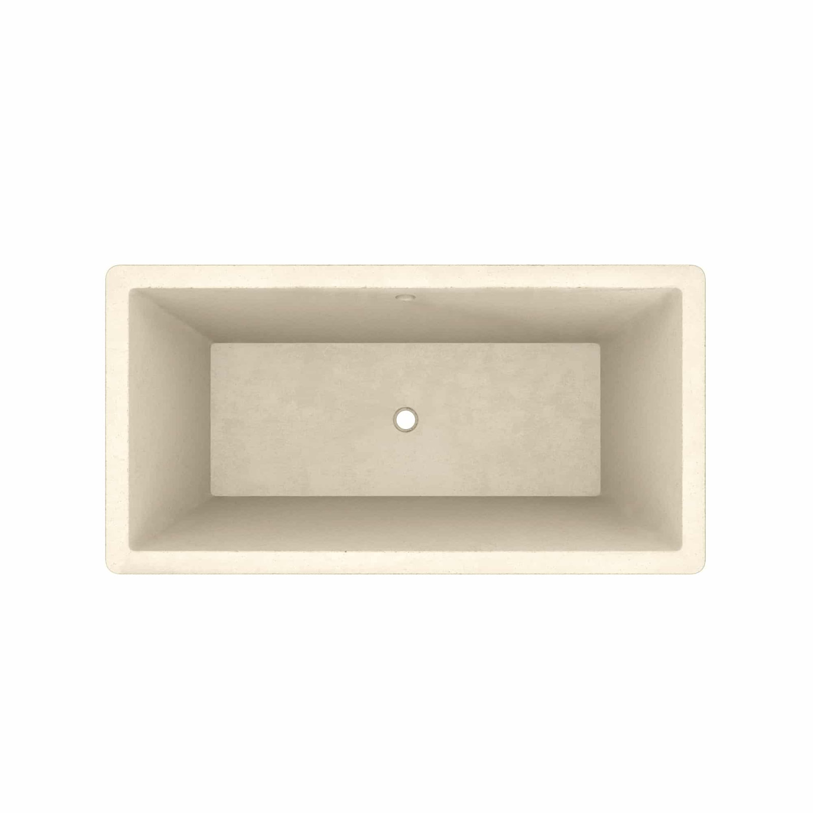 Mendocino NativeStone 66" Concrete Bathtub, Sand