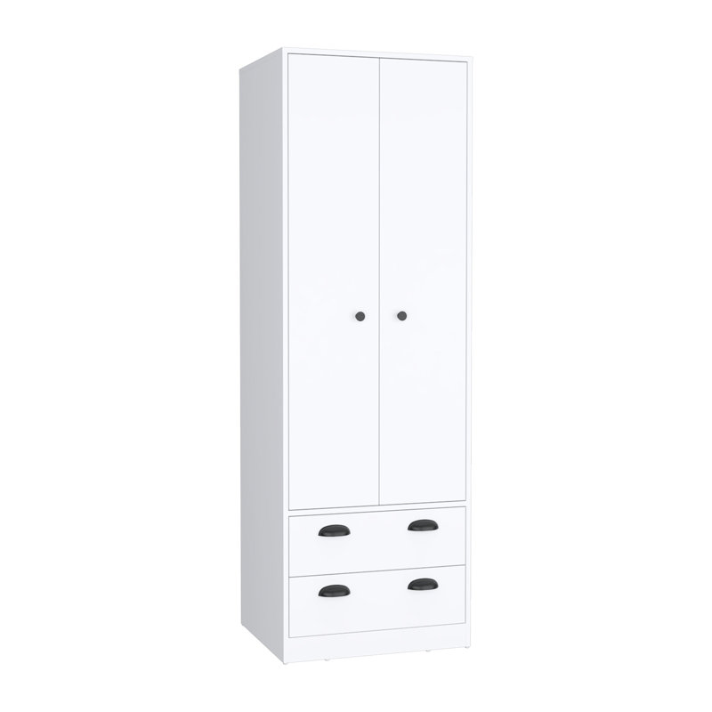 Armoire H 70 po avec 2 tiroirs et 2 portes