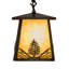 Luminaire suspendu géométrique 1 lumière Mountain Pine