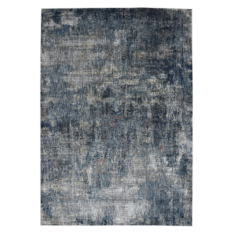 Roslin Transitional Abstract Premium Polyester Performance Area Rug, Rectangle 8'10" x 11'10"