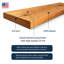 Chaise de véranda blanche Christmas Tree Farm 47 po x 7,25 po-1977817400