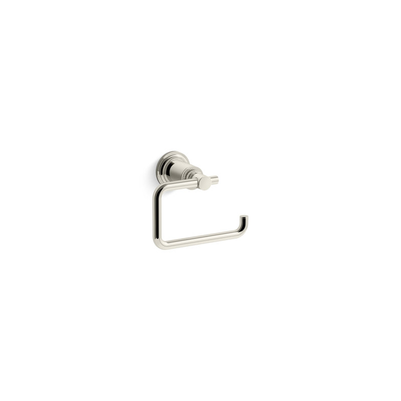 Central Park West Toilet Paper Holder, Polished Nickel