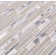 Wave Interlocking Pattern Natural Stone/Glass Mosaic Tile