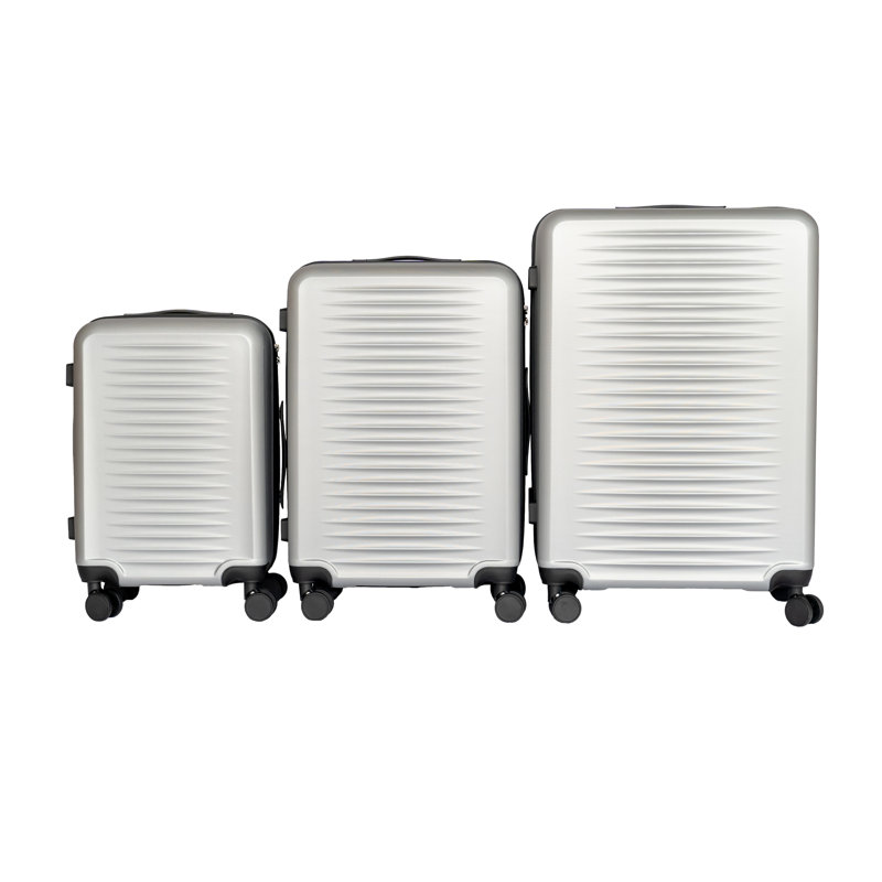 silver suitcase