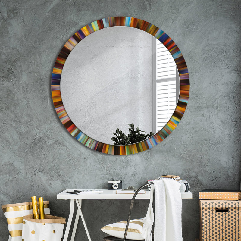 Huldar Glass Flat Wall Mirror