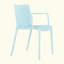 Ensemble de 4 chaises en polypropylène résistantes aux intempéries - chaises longues empilables pour la piscine, le jardin, le restaurant et l'intérieur-1088393149