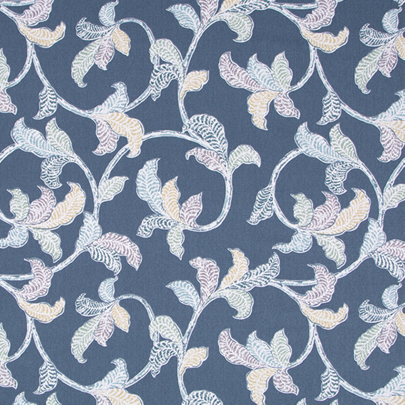 Tissu de coton à 100% Rosemaling, Bord de lac