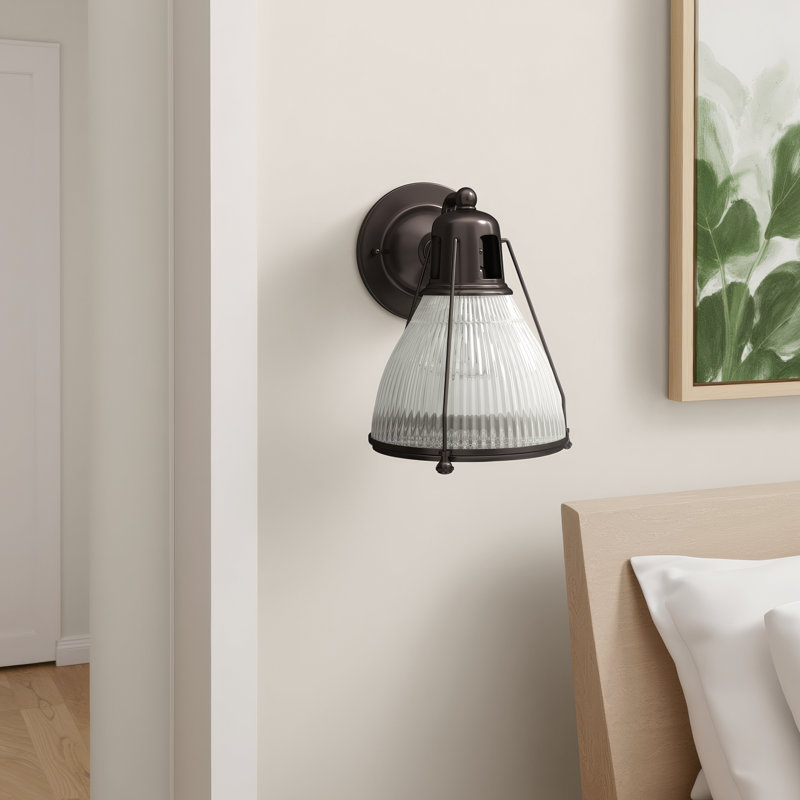 Colford Isabelle 1 - Light Armed Sconce, Old Bronze