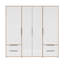 ORKNEY 4 Door Manufactured Wood Wardrobe