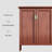 Walnut Aluminum Shoe Storage