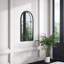 Iron Bowfront Mirror