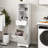 Tilt-Out Laundry Cabinet - White, One Compartment, Drawer, E1 Made, Painted For Enhanced Durability White Sorter With Practical Function , Efficient Organization