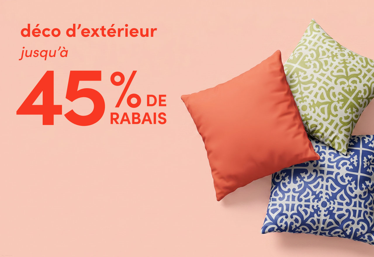 déco d'extérieur en solde