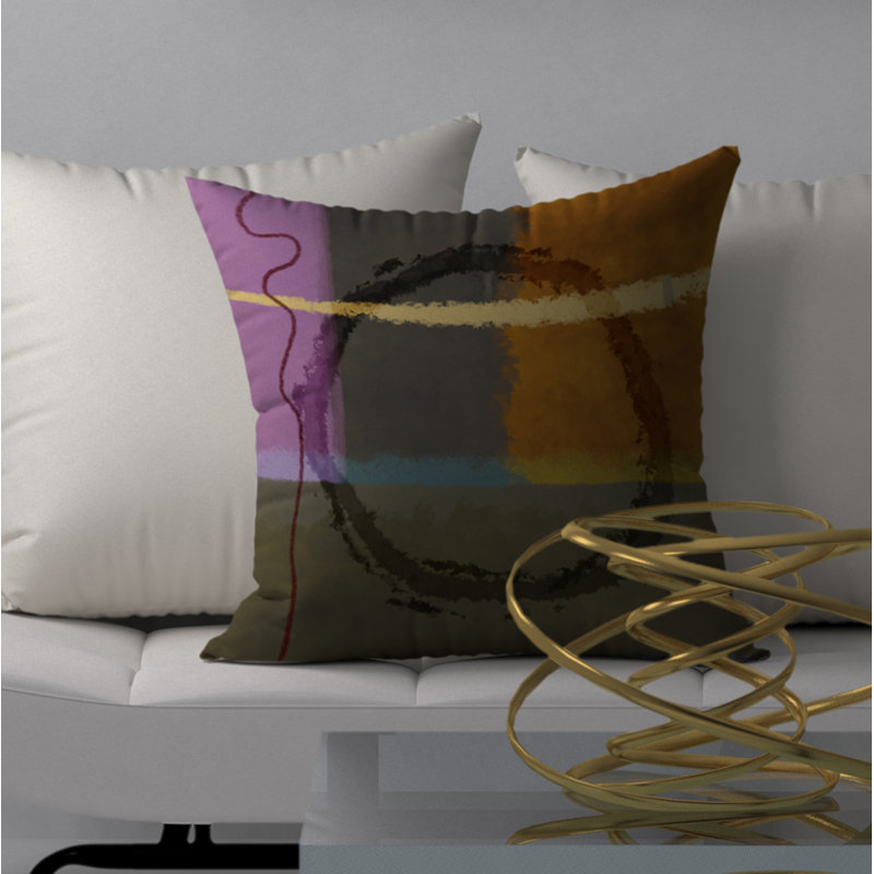 Reversible Throw Pillow, 20" x 20"