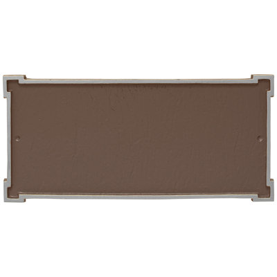 New Yorker Two Line Address Plaque