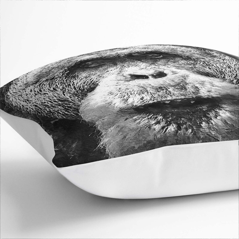 Square Throw Cushion, 55cm H x 55cm W x 20cm D, White