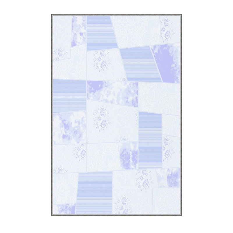 Elegant 3D Printed Area Rug, 4.6 x 7.2 ft | 100% Polyester, 0.31 in Pile Height, Antibacterial | Non-Slip PVC Felt Dot Underside, Machine Washable, Perfect for Living Room or Bedroom, Durable & Stylish Design