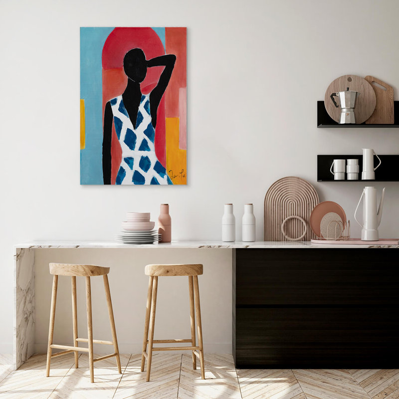 Hand -painted Colorful Day acrylic painting