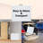 6Ft Folding Table, Portable Plastic Table For Camping, Picnics, Parties, High Load Bearing Foldable Table