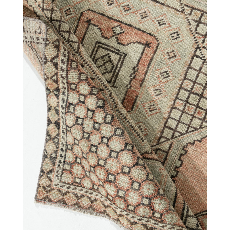 One-of-a-Kind Rectangle 3'7" X 5'8" Hand Knotted Area Rug