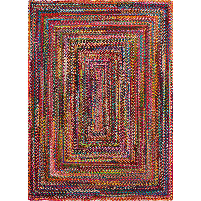 Cotton Southwestern Indoor Rug, Rectangle 8' x 11'