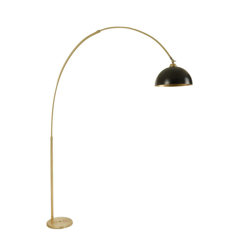 Britton 220cm Arched Floor Lamp, Gold