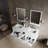 60" Wall-Mounted Double Bathroom Vanity Set-82339535-82339536