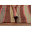 Tapis kilim Earthy Tones 4 x 6 avec rayures horizontales rustiques