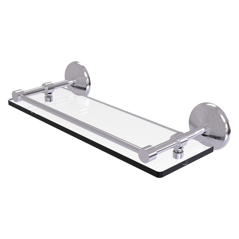Tilney Bracket Shelf, Satin Chrome